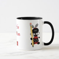 Marienkäfer mit der Machthaber-Lehrer-Tasse