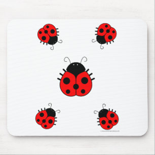 Marienkäfer Mousepad