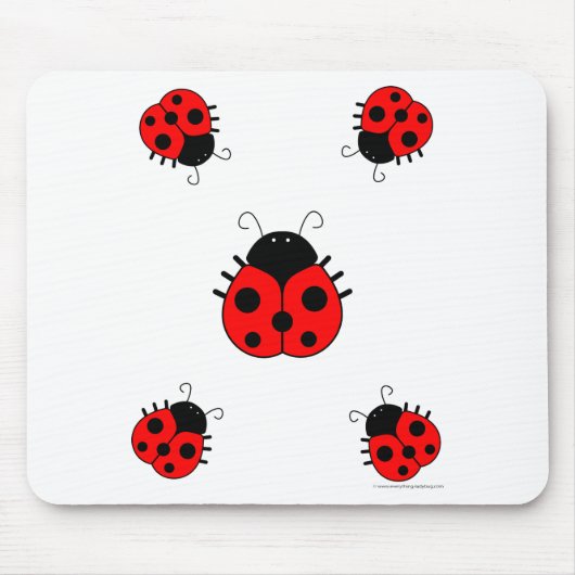 Marienkäfer Mousepad (Vorne)