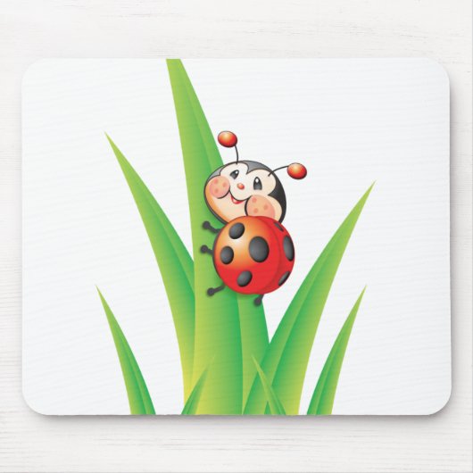 Marienkäfer Mousepad (Vorne)