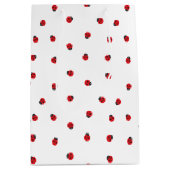 Marienkäfer-Muster-Geschenk-Tasche Mittlere Geschenktüte (Vorderseite)