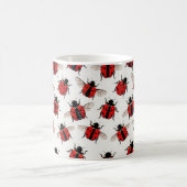 Marienkäfer-Muster Kaffeetasse (Mittel)