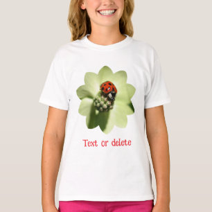 Marienkäfer Natur Personalisiert T-Shirt