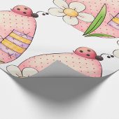 Marienkäfer-Oster-Ei Geschenkpapier