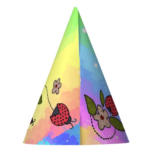 Marienkäfer Partyhütchen (Rückseite)