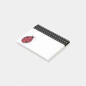 Marienkäfer-Post-it-Notes-Geschenk mit Punkten Post-it Klebezettel (angewinkelt)