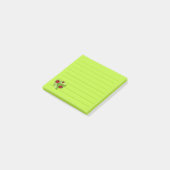 Marienkäfer-Post-It-Notizen Post-it Klebezettel (angewinkelt)