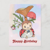 Marienkäfer  postkarte (Vorderseite)