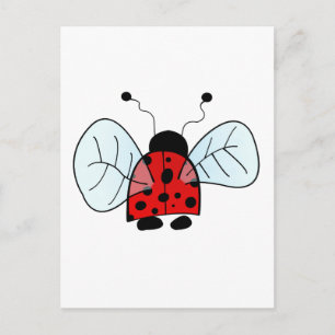 Marienkäfer Postkarte