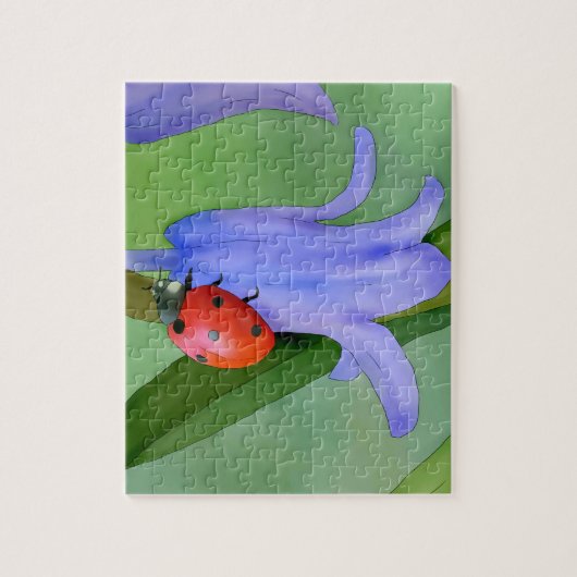 Marienkäfer Puzzle (Vertikal)