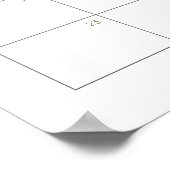 Marienkäfer-Rat den Geburtstermin-Kalender Poster (Ecke)