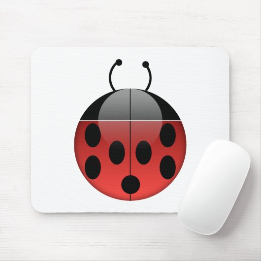 Marienkäfer-Reihe 1 Mousepad (Mit Mouse)