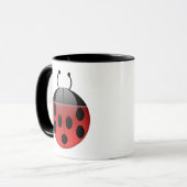 Marienkäfer-Reihe 1 Tasse (Vorderseite Links)