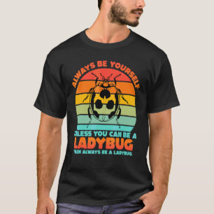 Marienkäfer Retro Vintage Käfer Entomologen T-Shirt