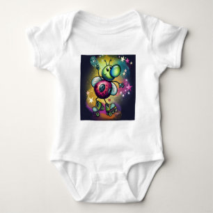 Marienkäfer-Roller-Disco-Baby-Body Baby Strampler