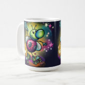 Marienkäfer-Roller-Disco-Tasse Kaffeetasse (Vorderseite Links)