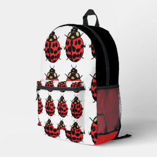 Marienkäfer Rot Schwarz Insekt Marienkäfer Bedruckter Rucksack