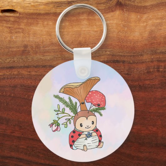 Marienkäfer schlüsselanhänger (Rückseite)