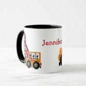 Marienkäfer-Schulbus-Lehrer-Tasse Tasse (Vorderseite Links)