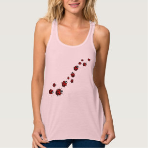 Marienkäfer-Shirts Damen-Tanktop Marienkäfer-Shirt Tank Top
