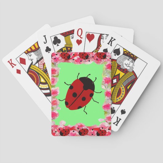 Marienkäfer Spielkarten (Rückseite)