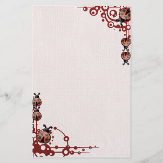 Marienkäfer stationär briefpapier