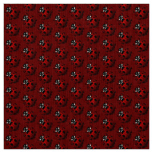 Marienkäfer Stoff Marienkäfer Stoff Baumwolle oder