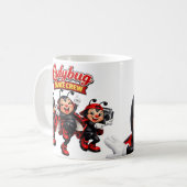 Marienkäfer Tanzcrew Kaffeetasse (Vorderseite Links)