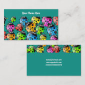 Marienkäfer-Tapete, Ihr Name hier Visitenkarte (Vorne/Hinten)