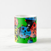 Marienkäfer-Tapete Kaffeetasse (Mittel)
