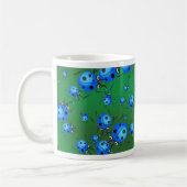Marienkäfer-Tapete Kaffeetasse (Links)