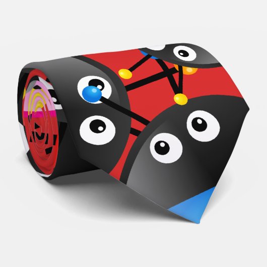 Marienkäfer-Tapete Krawatte (Gerollt)