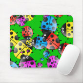 Marienkäfer-Tapete Mousepad (Mit Mouse)
