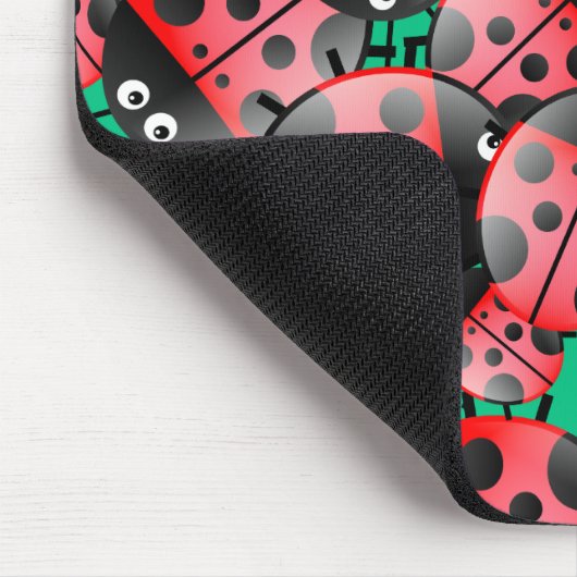 Marienkäfer-Tapete Mousepad (Ecke)