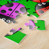 Marienkäfer-Tapete Puzzle (Seite)