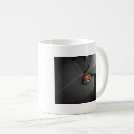 Marienkäfer-Tasse Kaffeetasse (VorderseiteRechts)