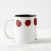 Marienkäfer-Tasse Zweifarbige Tasse (Links)