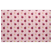 Marienkäfer und Blumen Stoff (Fat Quarter (45,7 x 55,9 cm))
