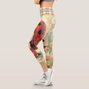 Marienkäfer und das verborgene Nektarkönigreich.3 Capri Leggings