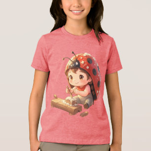 Marienkäfer und das verborgene Nektarkönigreich Tri-Blend Shirt
