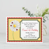 Marienkäfer-und Einladung (Stehend Vorderseite)