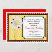 Marienkäfer-und Einladung (Vorne/Hinten)