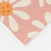 Marienkäfer und Gänseblümchen Fleece-Decke Fleecedecke (Ecke)
