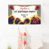 Marienkäfer-und Sonnenblume-Karo-1. Banner (Insitu)