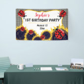 Marienkäfer-und Sonnenblume-Karo-1. Banner (Messeveranstaltung)