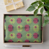 Marienkäfer und Vierglücksklee Seidenpapier (Geschenk)