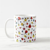 Marienkäfer und Wildblume Kaffeetasse (Links)
