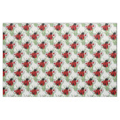 Marienkäfer und zwei Gänseblümchen Stoff (Fat Quarter (45,7 x 55,9 cm))
