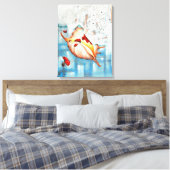 Marienkäfer Verwandlung Leinwanddruck (Insitu (Schlafzimmer))