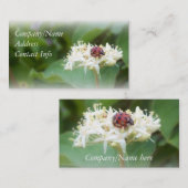 Marienkäfer Visitenkarte (Vorne/Hinten)